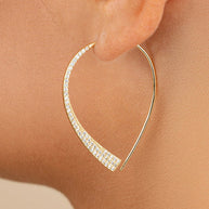 Carlotta CZ Threader Earrings