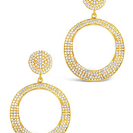 Juniper CZ Statement Drop Earrings