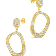 Juniper CZ Statement Drop Earrings