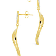 Juniper CZ Statement Drop Earrings