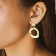 Juniper CZ Statement Drop Earrings