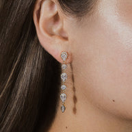 Elowen CZ Dangle Earrings