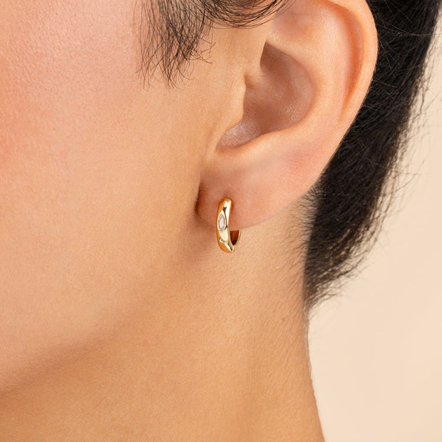 Rayne CZ Hoops
