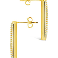 Beignet CZ Stud Earrings