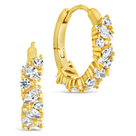 Georgia CZ Micro Hoop Earrings
