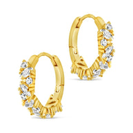 Georgia CZ Micro Hoop Earrings