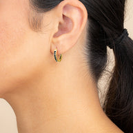 Zadie CZ Everyday Hoop Earrings