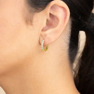 Zadie CZ Everyday Hoop Earrings