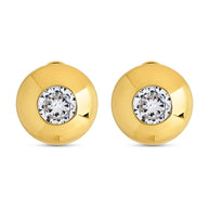 Zora CZ Dome Studs