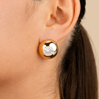 Zora CZ Dome Studs