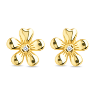 Jocelyn CZ Micro Flower Stud Earrings