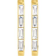 Roxanne CZ Micro Hoop Earrings
