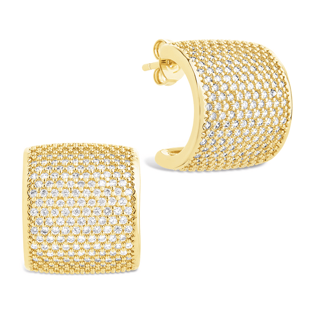 Simone CZ Stud Earrings