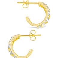 Yasmina CZ Hoop Earrings