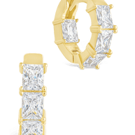 Cosima Baguette CZ Hoops