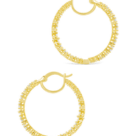 Aaliyah CZ Hoop Earrings