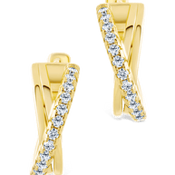 Juliana CZ Hoop Earrings