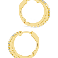 Juliana CZ Hoop Earrings