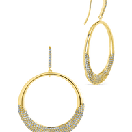 Muriel CZ O Drop Earrings