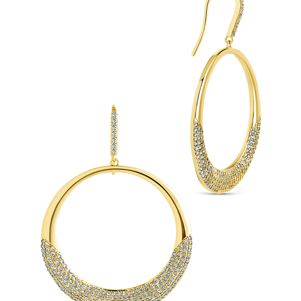 Muriel CZ O Drop Earrings