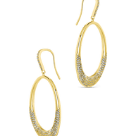 Muriel CZ O Drop Earrings