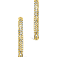 Melba Pave CZ Hoops