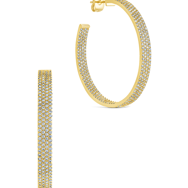 Velma CZ Statement Hoops