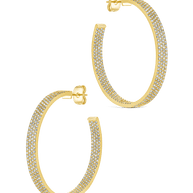 Velma CZ Statement Hoops