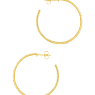 Velma CZ Statement Hoops