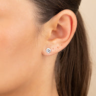 Sterling Silver Everyday Essential CZ Studs