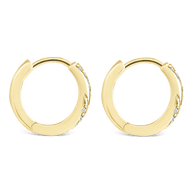 Sterling Silver Adelise Micro Hoops