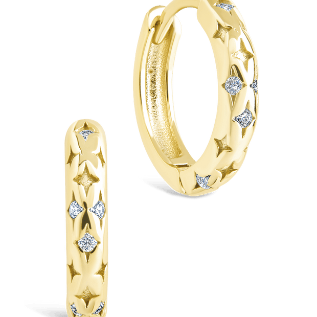 Sterling Silver Blakelyn Micro Hoops