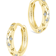 Sterling Silver Blakelyn Micro Hoops