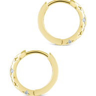 Sterling Silver Blakelyn Micro Hoops