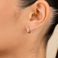 Sterling Silver Blakelyn Micro Hoops