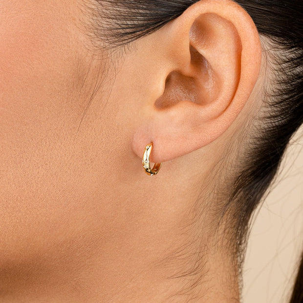 Sterling Silver Blakelyn Micro Hoops