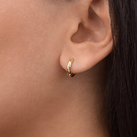 Sterling Silver Blakelyn Micro Hoops