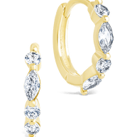 Sterling Silver Kensington Micro Hoops
