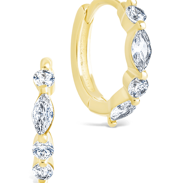 Sterling Silver Kensington Micro Hoops