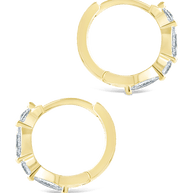 Sterling Silver Kensington Micro Hoops