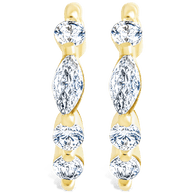 Sterling Silver Kensington Micro Hoops