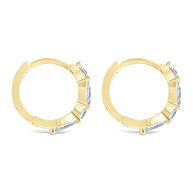 Sterling Silver Kensington Micro Hoops