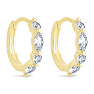 Sterling Silver Kensington Micro Hoops