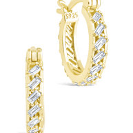 Sterling Silver Norabelle Micro Hoops