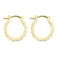 Sterling Silver Norabelle Micro Hoops