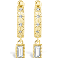 Sterling Silver Oaklyn Micro Hoops