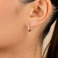 Sterling Silver Oaklyn Micro Hoops