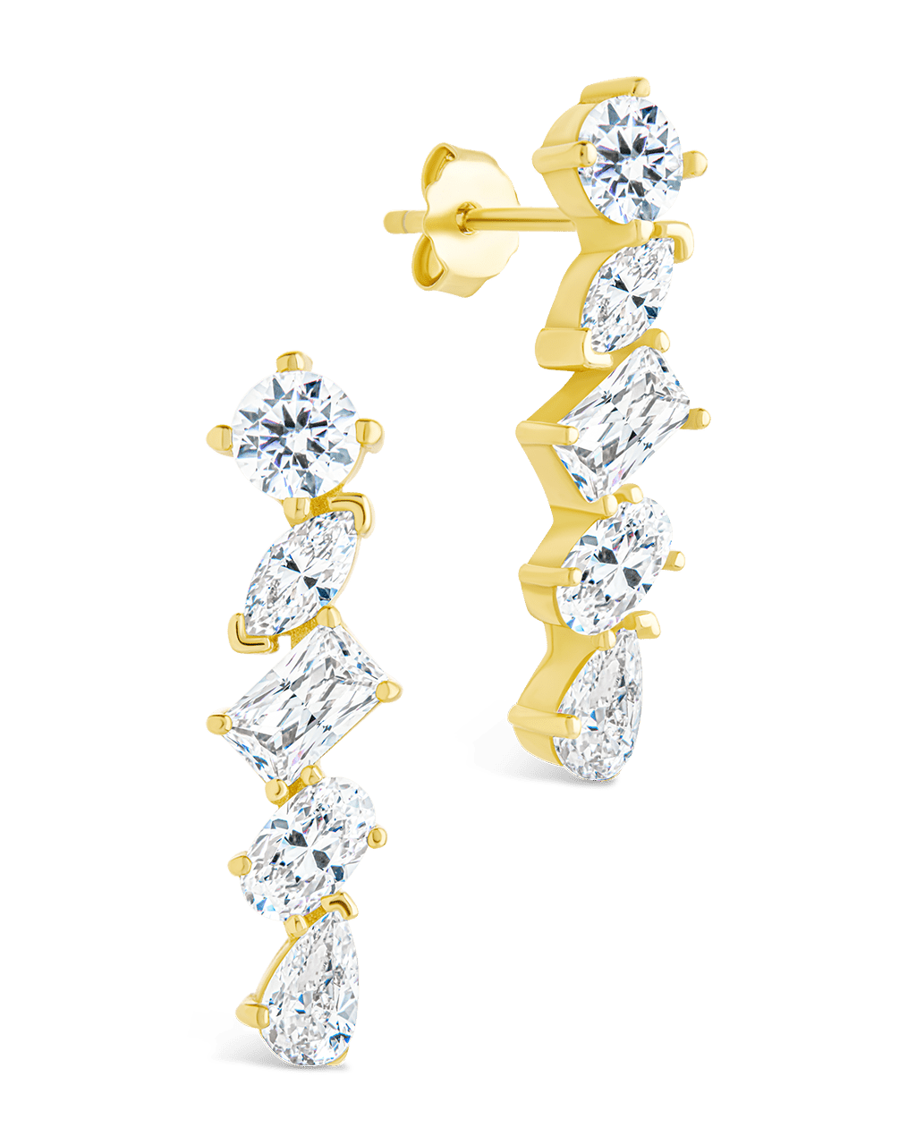 Sterling Silver Blythlyn CZ Studs