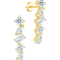 Sterling Silver Blythlyn CZ Studs
