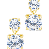 Sterling Silver Galatea Brilliant Cut CZ Studs